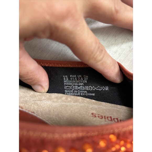 Hush Puppies Ballet Flats Womens 9.5 Cushioned Comfort glam festival - Picture 3 of 8